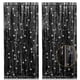 thumbnail image 1 of Cortinas con flecos PIGETALE, lámina negra de oropel, 1 m x 2,5 m, paquete de 2, 1 of 6