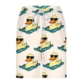 thumbnail image 6 of Men's Shorts Elastic Waist Size 3X Casual Fashion Print Shorts Pockets Lining Elastic Waist Beach Pants, 6 of 6
