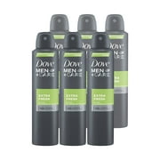 Dove Men+Care | Extra Fresh Anti-Perspirant 48 Hour Powerful Protection (Pack of 6) | 8.45 fl oz-250ML