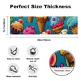 thumbnail image 2 of Ice Cream Rubber Mat Kitchen Runner Rugs - Rectangular 15.7"x59" Washable Absorbent, 2 of 6