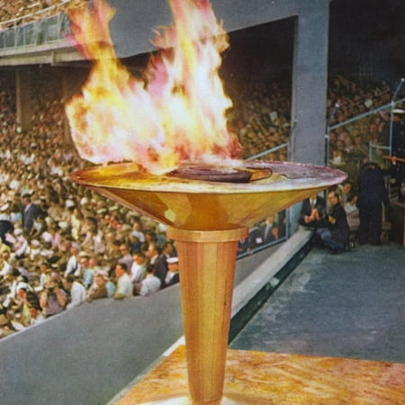 The Olympic Flame at the 1956 Melbourne Olympics Print Wall