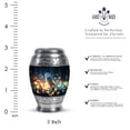 thumbnail image 2 of Owl Cremation Urns For Adult Brother, Blue Keepsake Memorial Urn For Mom Ashes, Decorative Small Urns For Adult Male And Female, Blue Urn For Husband And Wife Ashes Size, 3 Inch, 2 of 7