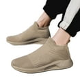 thumbnail image 2 of KELINFONG Mens Running Knit Lightweight Breathable Casual Sports Shoes Fashion Sneakers Slip on Walking Shoes, 2 of 7