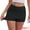 Black, variant on DARING DIVA Women's Seamless Tummy Control Half Slip Shorts S Black