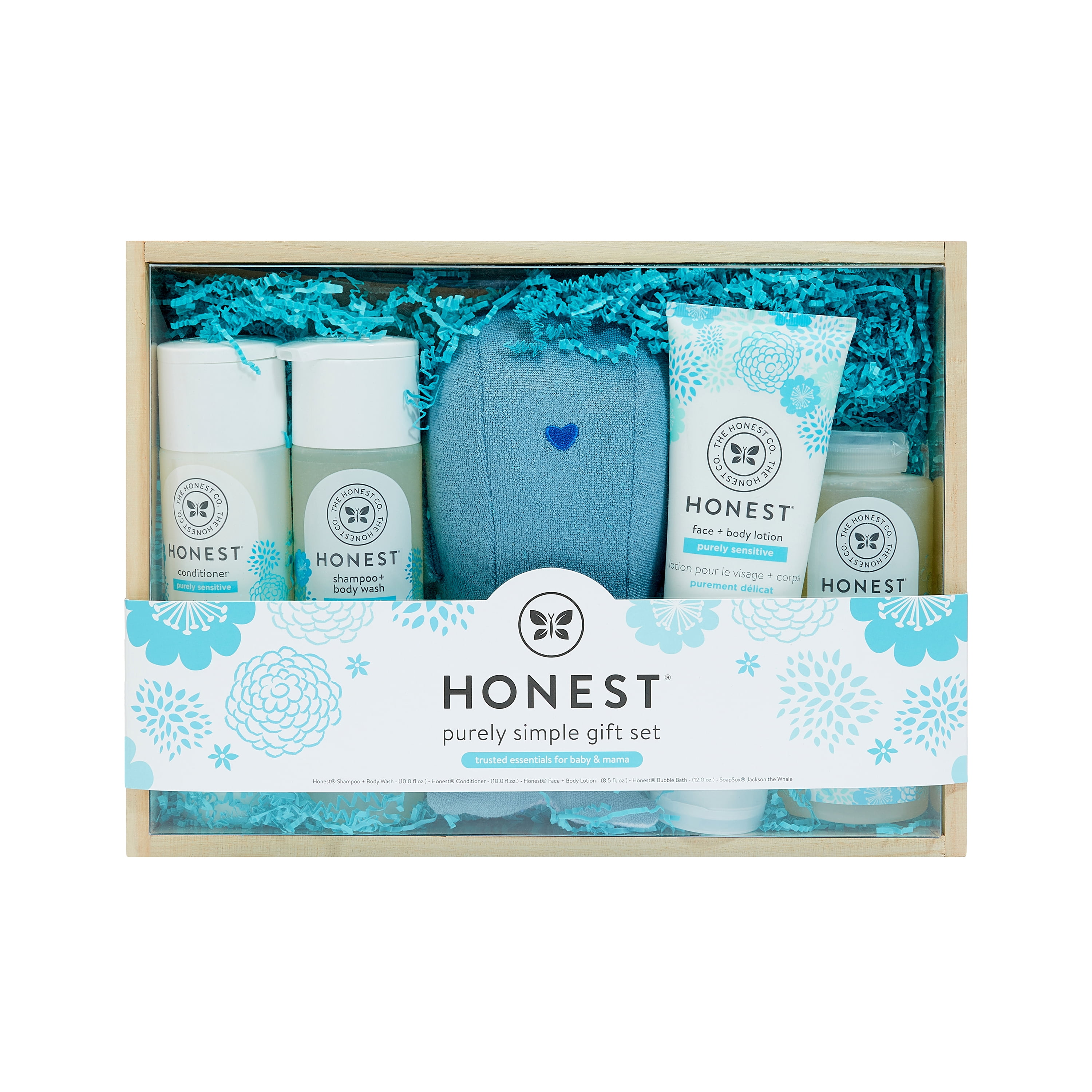 The Honest Company Baby Bathtime Gift Set, Fragrance Free