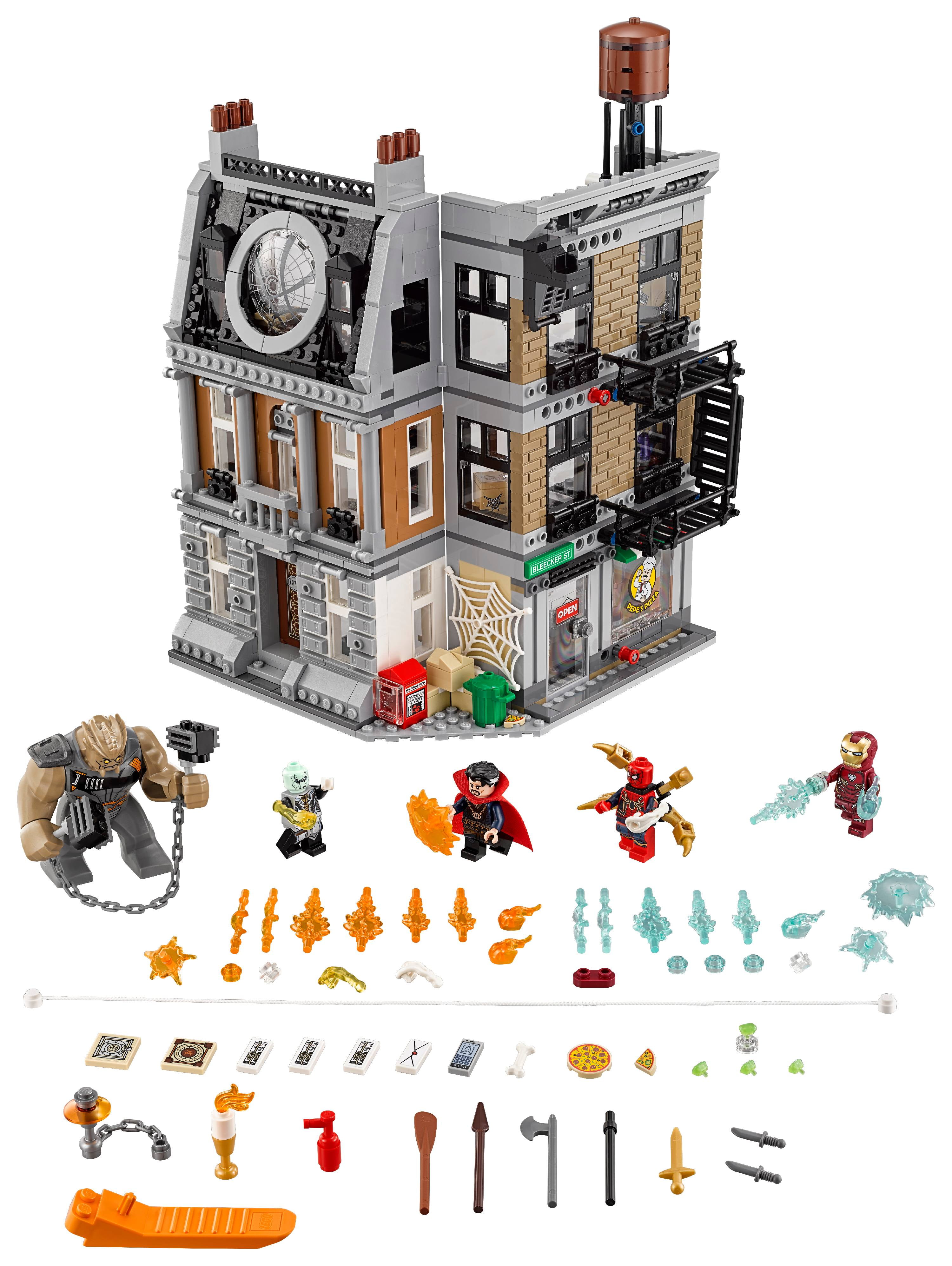 LEGO Marvel Super Heroes DOCTOR STRANGE POWER BURST Pack 76108 Trans Orange 