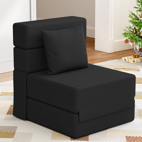 Modern Convertible Folding Sectional Sofa Fabric Corduroy Single