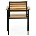 thumbnail image 6 of Backyard Dining Chairs - , And Black, Wood, Modern Stylish Patio + For, 6 of 6