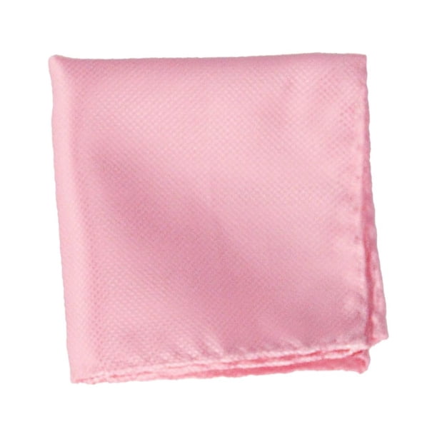Qarigey Pañuelo masculino Ropa Herramientas a juego Toalla de mano pequeña Color de negocios Transpirable Pocket Square Empresa Celebración Accesorios de disfraces Rosado