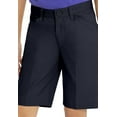 thumbnail image 5 of Real School Juniors' Flat Front Low Rise School Uniform Shorts, 5 of 5