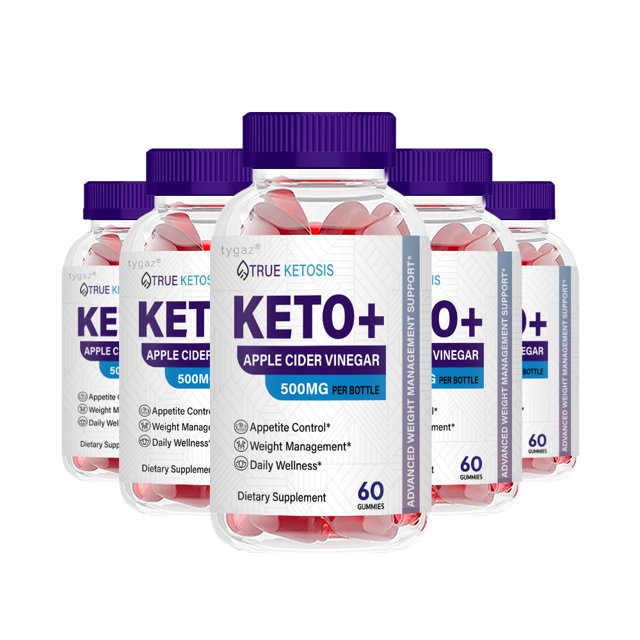 (5 Pack) True Ketosis Keto Gummies True Ketosis Keto Apple Cider