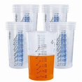 thumbnail image 1 of 32 Oz (1000Ml) Disposable Flexible Clear Graduated Plastic Mixing Cups Use for Paint Resin Epoxy Mi, 1 of 5