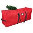 thumbnail image 1 of Bolsa De Almacenamiento Para Árbol De Navidad Primode | Se Adapta A Hasta 9 Pies. Árbol Alto Desmontado | 25"" Alto X 20"" Ancho X 65"" Largo | Material Oxford 600D Duradero | Contenedor De Almacenami, 1 of 5