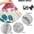 thumbnail image 6 of TSOVTHRID Colorful Paw Beige Print 4 PCS Gaming Chair Covers Slipcovers Non-Slip Dustproof Rotating Armchair Slipcovers Stretch Gamer Chair Cover with Armrest Covers, 6 of 7