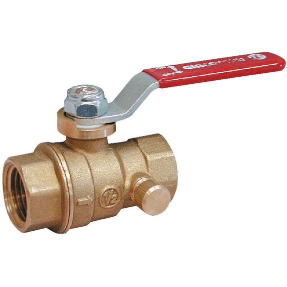 B&K Industries ProLine Ball Valve Full Port - Brass FIP - 1/2 In.