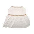 thumbnail image 2 of Vestido de malla de princesa para mascotas de color blanco: vestido de novia suave y transpirable para perros pequeños Summer Breeze, 2 of 8