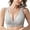 Gray, variant on Ease Blooming Bra for Seniors, EaseBlooming Bra, Front Closure Ultra Soft Comfort, Front Crossover Supportive Wireless