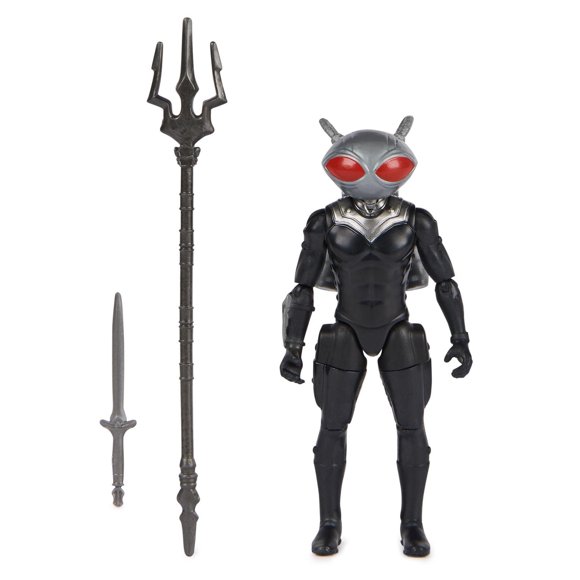 DC Comics, Figurine articulée Aquaman, 10 cm, 2 accessoires, modélisation minutieuse reproduisant le style du film, jouets de super-héros à collectionner pour garçons et filles