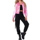 thumbnail image 2 of CHAQUETA METÁLICA LIGERA CON CREMALLERA DE MANGA LARGA BRILLANTE Y HOLOGRÁFICA PARA MUJERES INSPIRADA EN CHIC TAMAÑO L ROSA, 2 of 6