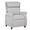 LIGHT GREY, variant on Kids Sofa Rocking Chair with Side Pocket, PU Leather Toddler Armchair for Children Pink, Comfortable Rocking Seat for Reading and Relaxation