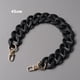 thumbnail image 4 of Correa de cadena para bolso, decoración de acrílico, cadenas, , correa de cadena gruesa para mano negro Yuyangstore correa de cadena plana, 4 of 4