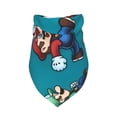 thumbnail image 6 of Lsque Mario Printing Dog Bandana ,Cat Scarf Adjustable Bib Handkerchief Accessories for Dogs Cats,Pet scarf,Pet fashion, 6 of 8