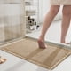 thumbnail image 5 of Alfombrilla de baño con diseño de gofres, superabsorbente, antideslizante, lavable a máquina, de secado rápido, para el lado de la bañera, 24 x 36 pulgadas, 5 of 5