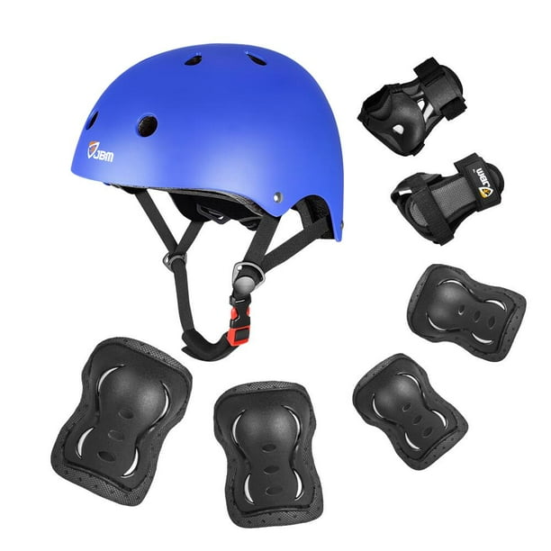 JBM 7pcs Kids Protective Gear Set w/ Children Skateboard Helmet Kids ...