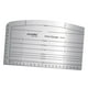 thumbnail image 5 of Regla de dobladillo para planchado en caliente, herramienta de costura portátil de aleación de aluminio, plantilla de corte de tela para impresión, 5 of 9