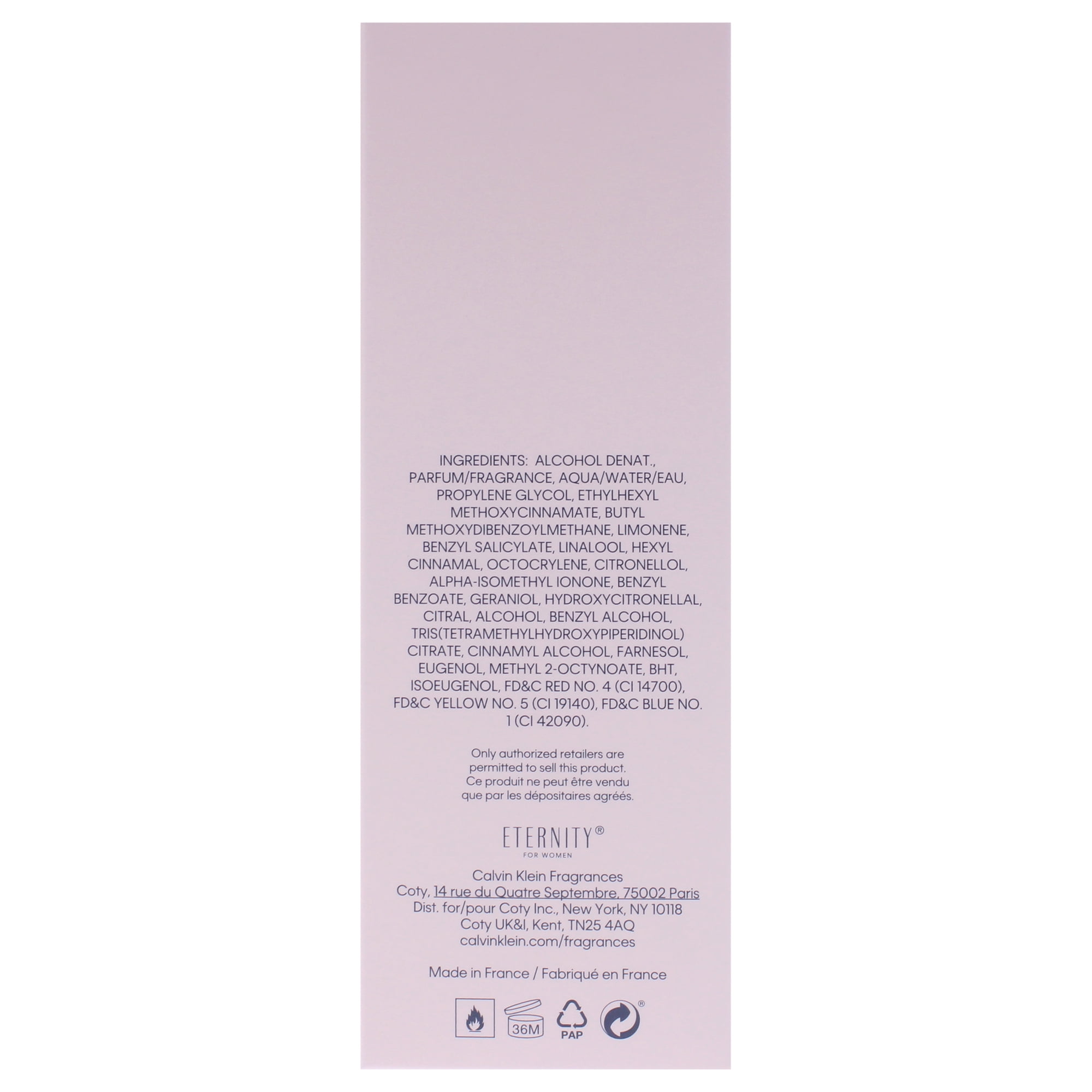 Calvin Klein Eternity Eau Fresh , 3.3 oz EDP Spray