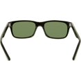 thumbnail image 3 of Persol Men's PO3048S-95/31-55 Black Rectangle Sunglasses, 3 of 3