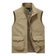 thumbnail image 1 of Chaleco de Carga Para Hombres Ropa de Trabajo Delgada Color Sólido Cuello Alto Chaqueta Sin Mangas Camisetas Sin Mangas Odeerbi ODB175862, 1 of 7