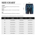 thumbnail image 3 of Balery Cool Blue Light Wolf Pantalones cortos de pijama de punto de algodón para hombre con cinturilla y bolsillos-3X-Large, 3 of 6