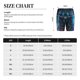 thumbnail image 3 of Balery Cool Blue Light Wolf Pantalones cortos de pijama de punto de algodón para hombre con cinturilla y bolsillos-Medium, 3 of 6