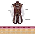 thumbnail image 4 of Renaissance Tudor Costume - Men's Elizabethan Era Prince Tudor King Doublet & Vest with Pumpkin Pants, 4 of 7