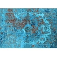 thumbnail image 1 of Ahgly Company Indoor Rectangle Oriental Light Blue Industrial Area Rugs, 2' x 3', 1 of 4
