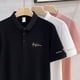 thumbnail image 5 of Camisa polo bordada de verano para hombre, manga corta, marca de moda, camiseta de cuello vuelto Pi Shuai para hombre, nueva camiseta de verano 2024, 5 of 5