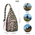 thumbnail image 4 of Fashion Leopard Sling Backpack - Runway-Inspired Print, Lightweight Durable Shoulder Bag, 4 of 4