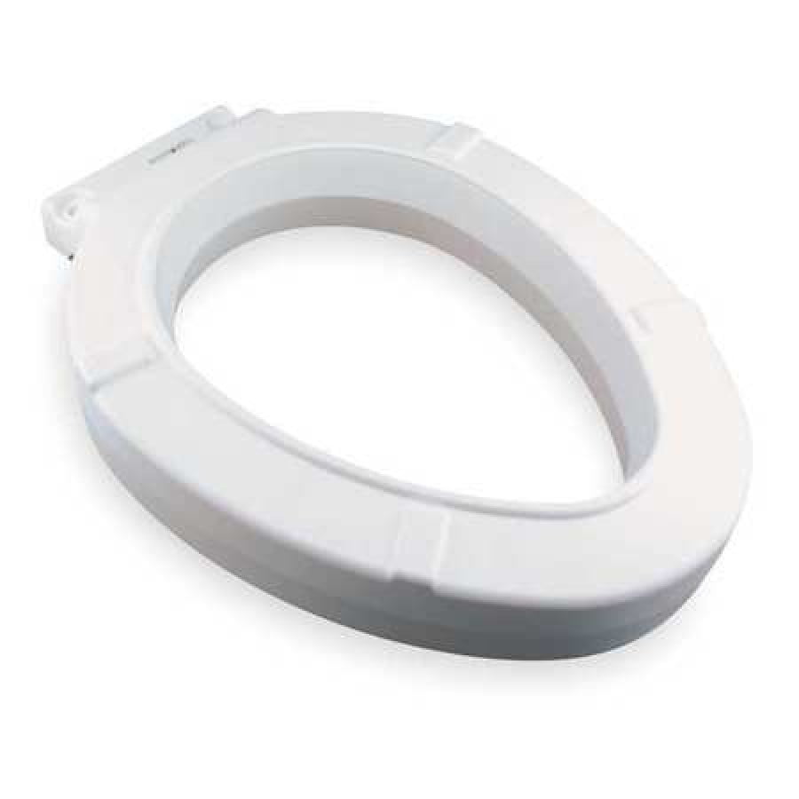 BEMIS GR4LE000 Toilet Seat, Without Cover, Plastic, Elongated, White