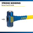 thumbnail image 4 of Estwing 4-Pound Hard Face Sledge Hammer, 50-55 HRC, 16-Inch Fiberglass Handle, Overstrike Protection, Textured Grip, 4 of 8