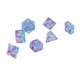 thumbnail image 5 of Juego de dados de resina epoxi de 7 piezas con números, borde incisivo, juego de dados de múltiples lados para juegos de escritorio, 5 of 9