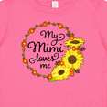 thumbnail image 4 of Inktastic My Mimi Loves Me with Sunflower Wreath Boys or Girls Baby T-Shirt, 4 of 5