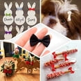 thumbnail image 4 of Efavormart 50 Pcs | 1.5" Gold Grosgrain Pre Tied Ribbon Bows, Gift Basket Party Favor Bags Decor - Polyester, 4 of 10