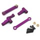 thumbnail image 1 of Steering Cup Swing Arm Set Shock Tower Bracket Body Pillars for 1/14 14209 14210 RC Car Upgrade Parts Purple, 1 of 5