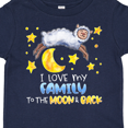 thumbnail image 4 of Inktastic I Love my Family to the Moon and Back Cute Sheep Boys or Girls Toddler T-Shirt, 4 of 5