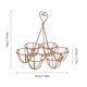 thumbnail image 3 of Easter Egg Holder Metal Egg Tray Stand – Round Dining Table Egg Storage Rack Basket, Decorative Kitchen Countertop Display, Black/Gold/White, 19cm, 3 of 7