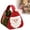 Red, variant on Christmas Character Quilted Carry Basket, DIY Fabric Storage Basket Christmas Character Quilted Basket Tote for Candy, Foldable Handmade Storage Bin for Christmas Decor, Home Storage