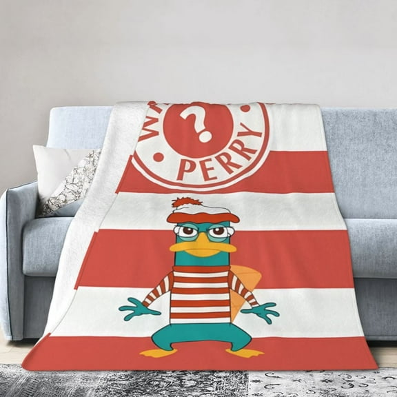Phineas And Ferb Blanket Soft Cozy Flannel Warm Throw Blanket Unique Gifts Room Decor Blanket 40"x30"