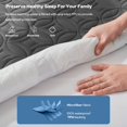 thumbnail image 2 of Funda de Colchón BEDLORE Impermeable Talla Full Gris 46x191x46 cm, 2 of 8