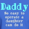 thumbnail image 3 of CafePress - Daddy So Easy To Operate Dark T Shirt - Men's Classic Graphic Cotton T-Shirt, 3 of 4